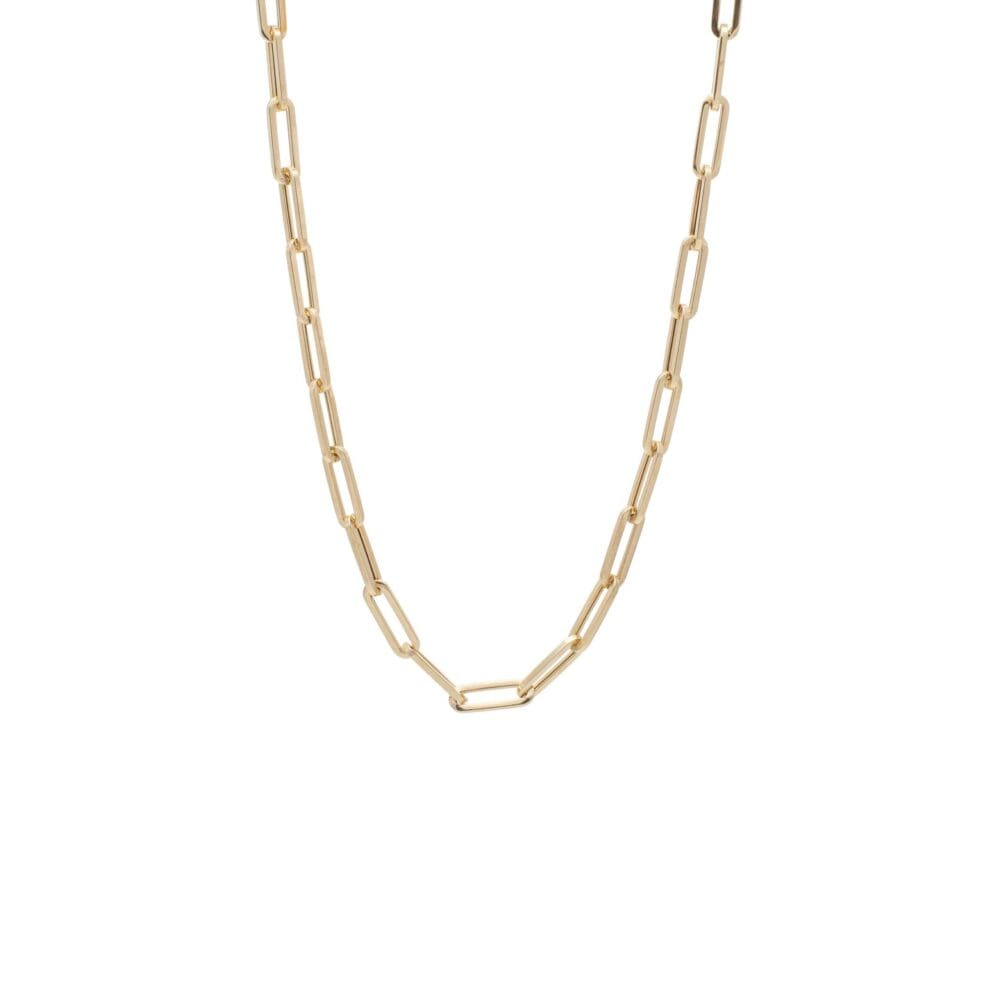 Link Chain Necklace Yellow Gold